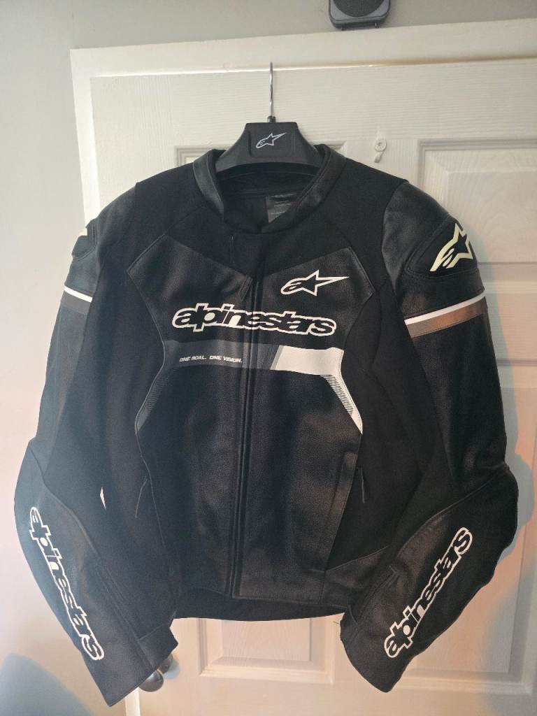 Alpinestars GP Force Leather Jacket - Black (Size UK48)