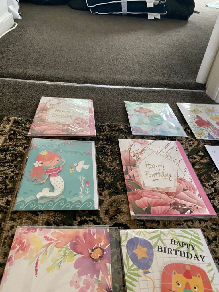 Selection of New Birthday Cards for Various Ages and Themes