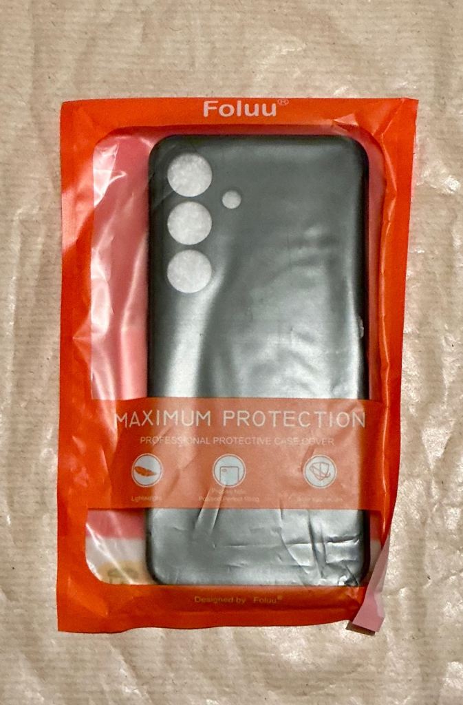 Foluu Samsung Galaxy S24 5G 2024 Black Mobile Phone Case