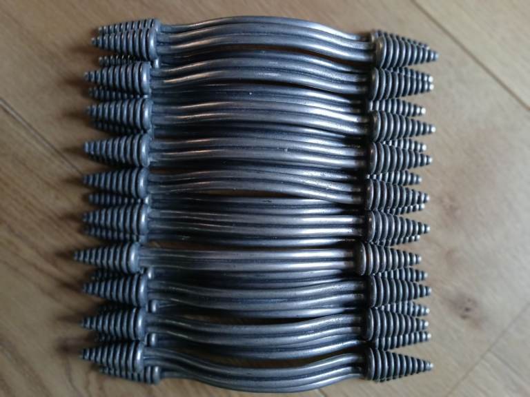 25 cast metal kitchen cabinet handles 160mm centres 