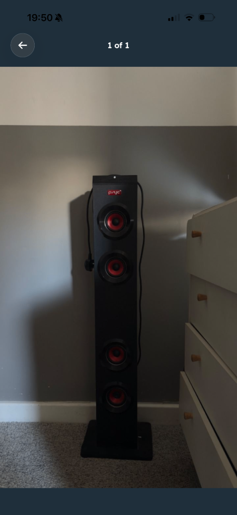 Tower Speaker - PLEASE COLLECT ASAP