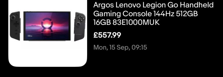 Lenovo Legion Go handheld gaming console
