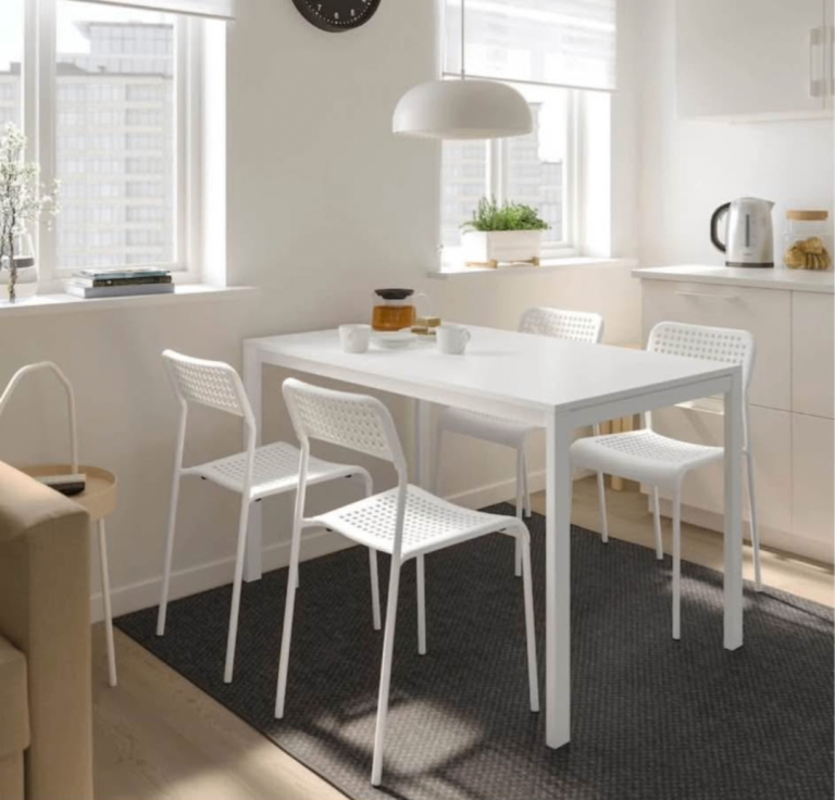 Dining table and 4 chairs from ikea