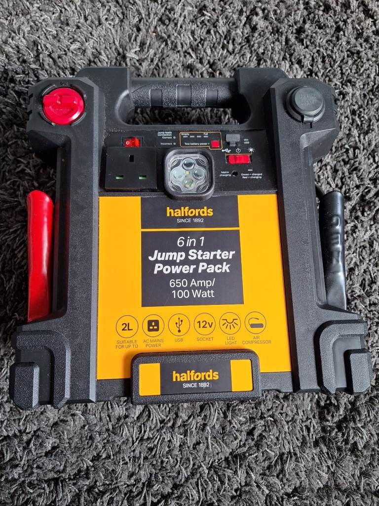 NEW 6 in 1 Jump Starter Power Pack