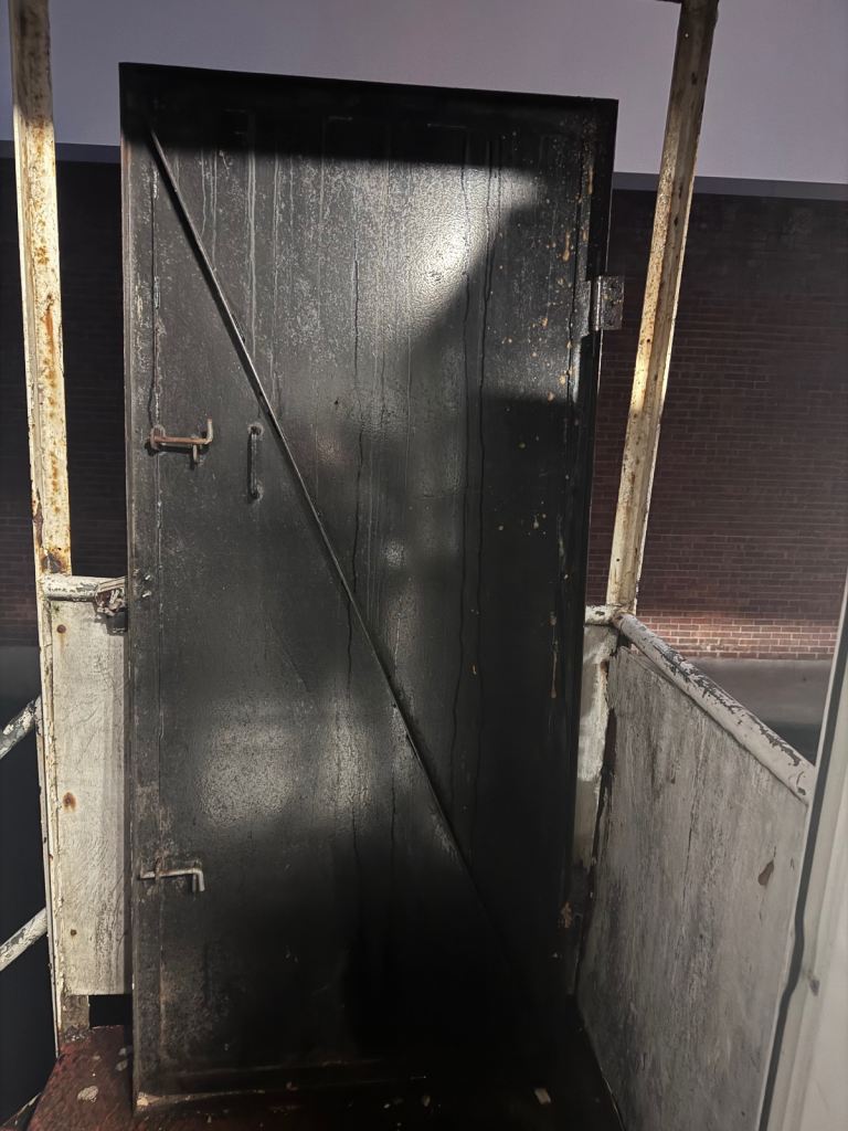 Heavy-Duty Metal Security Door – Solid Steel, Industrial Grade