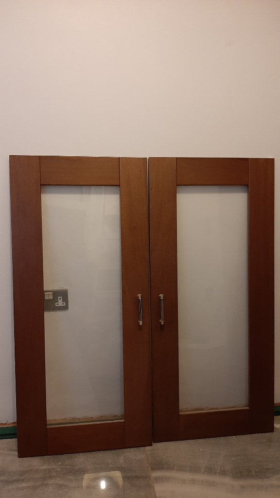 A Pair of Nice Cabinet Door (H: 110cm x W: 50cm) in Excellent condition