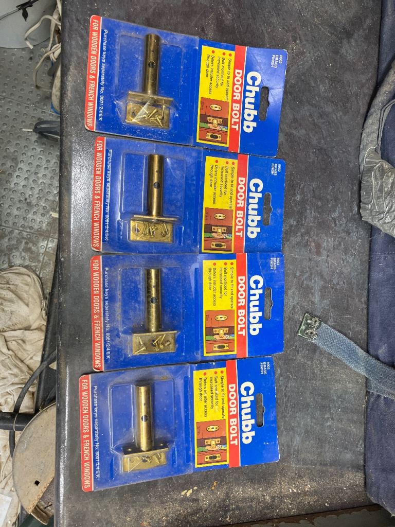 Door bolt. Mortice door bolt