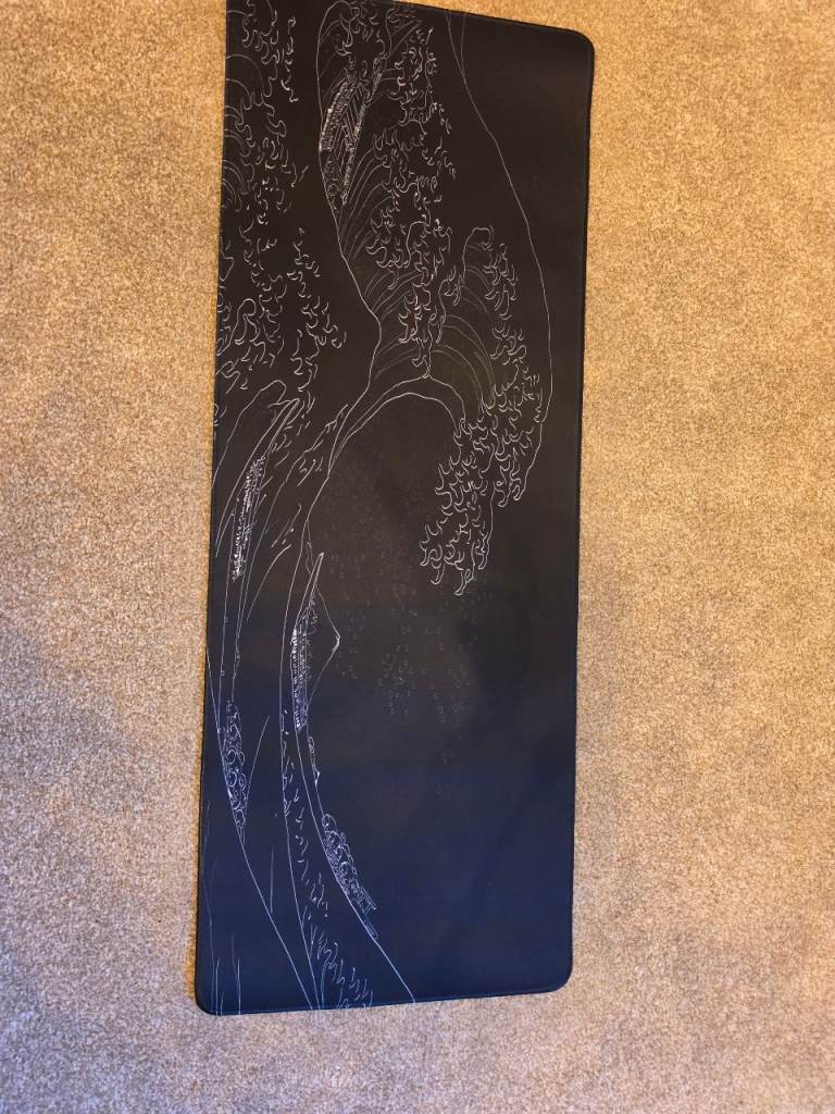 Large Mouse Pad / Gaming Desk Mat – Japanese Wave