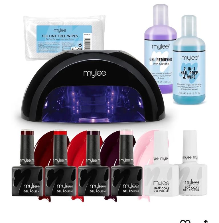 Mylee Complete Professional Gel Nail Polish LED Lamp Kit