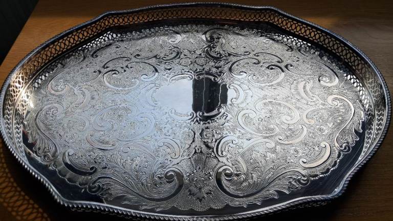 ARTHUR PRICE SILVER-PLATED TRAY