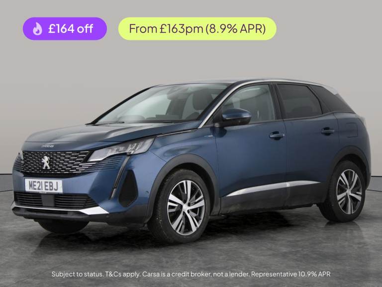 2021 Peugeot 3008 1.6 13.2kWh Allure SUV 5dr Petrol Plug-in Hybrid e-EAT Euro 6 (s/s) (225 ps Suv...