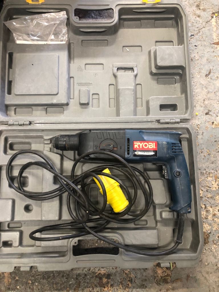 Ryobi 110v 600w hammer drill  