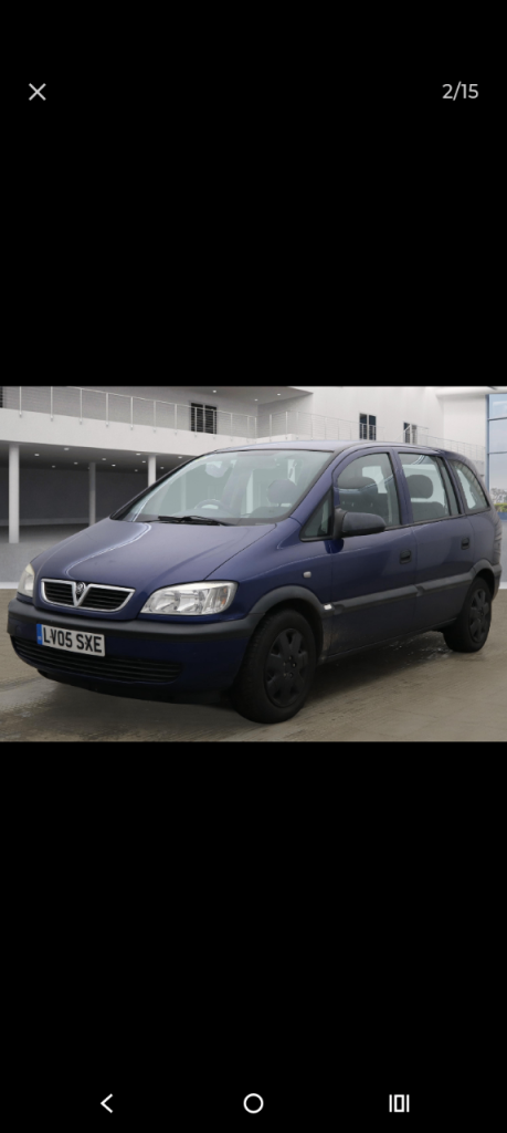 AUTOMATIC 7 SEATER ZAFIRA 1.8 PERFECT FOR FAMILY 
