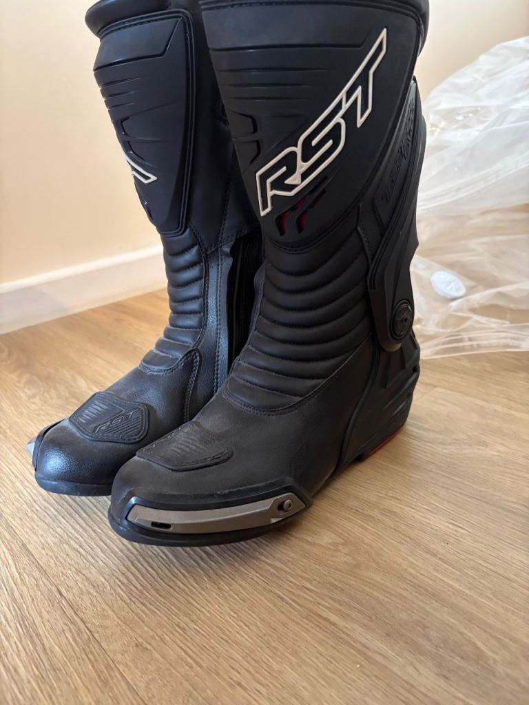 All RST clothing and boots.