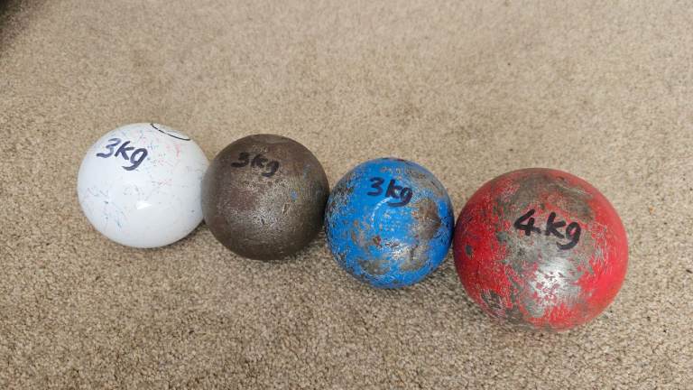Shot put balls