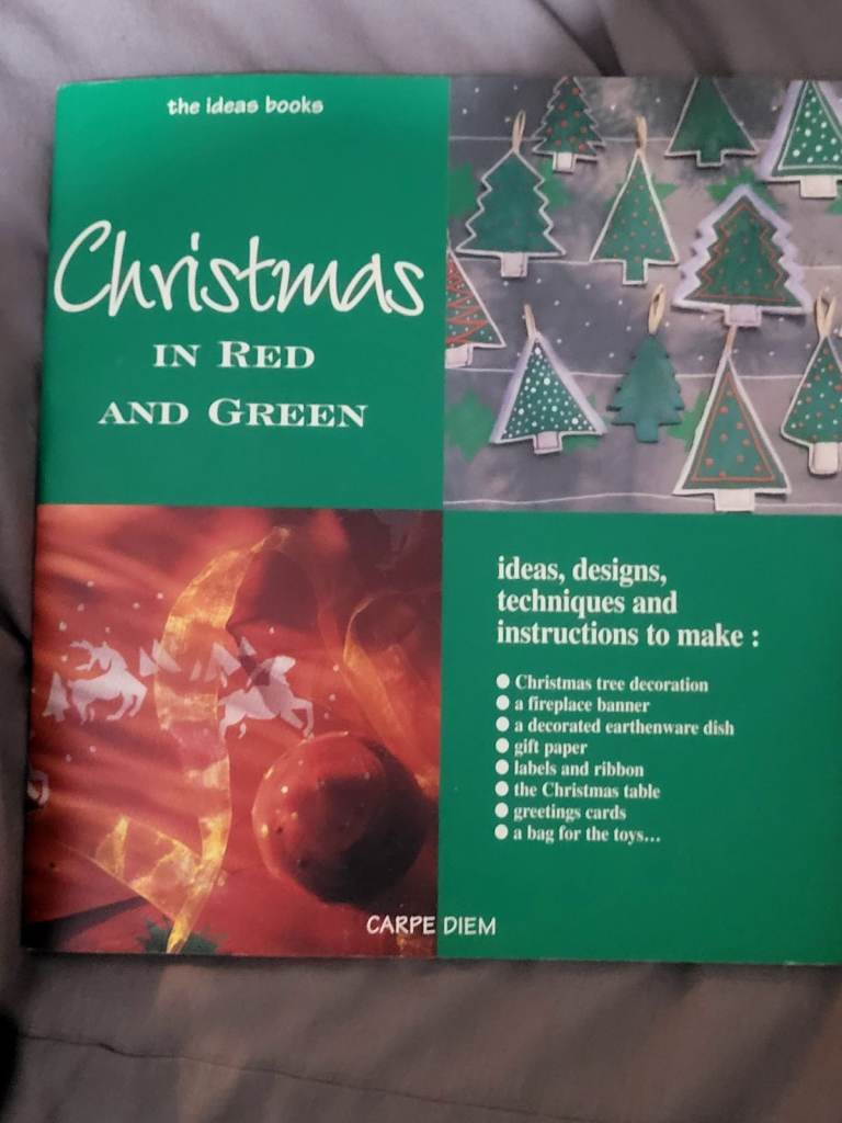 Carpe Diem Christmas In Red And Green Craft Book DIY Decor Ideas