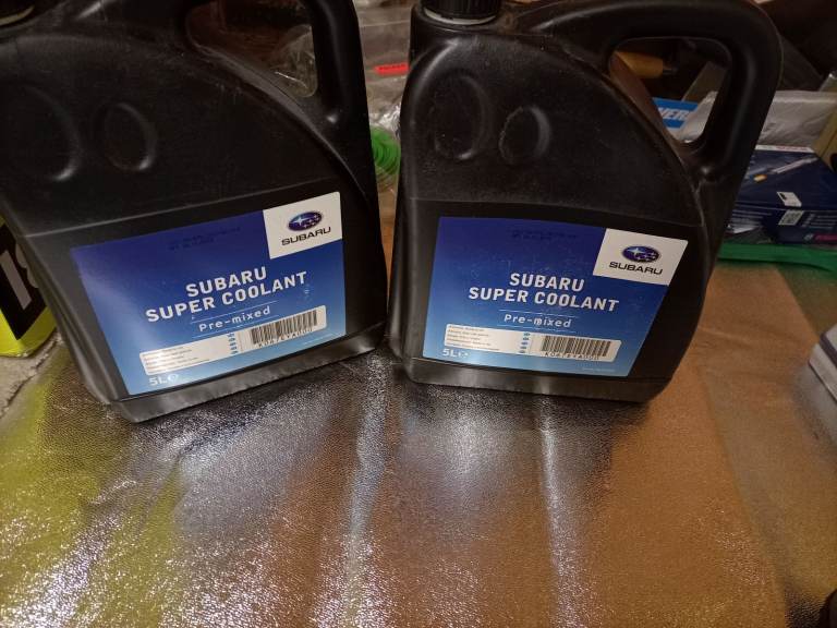 Subaru super blue  coolant 