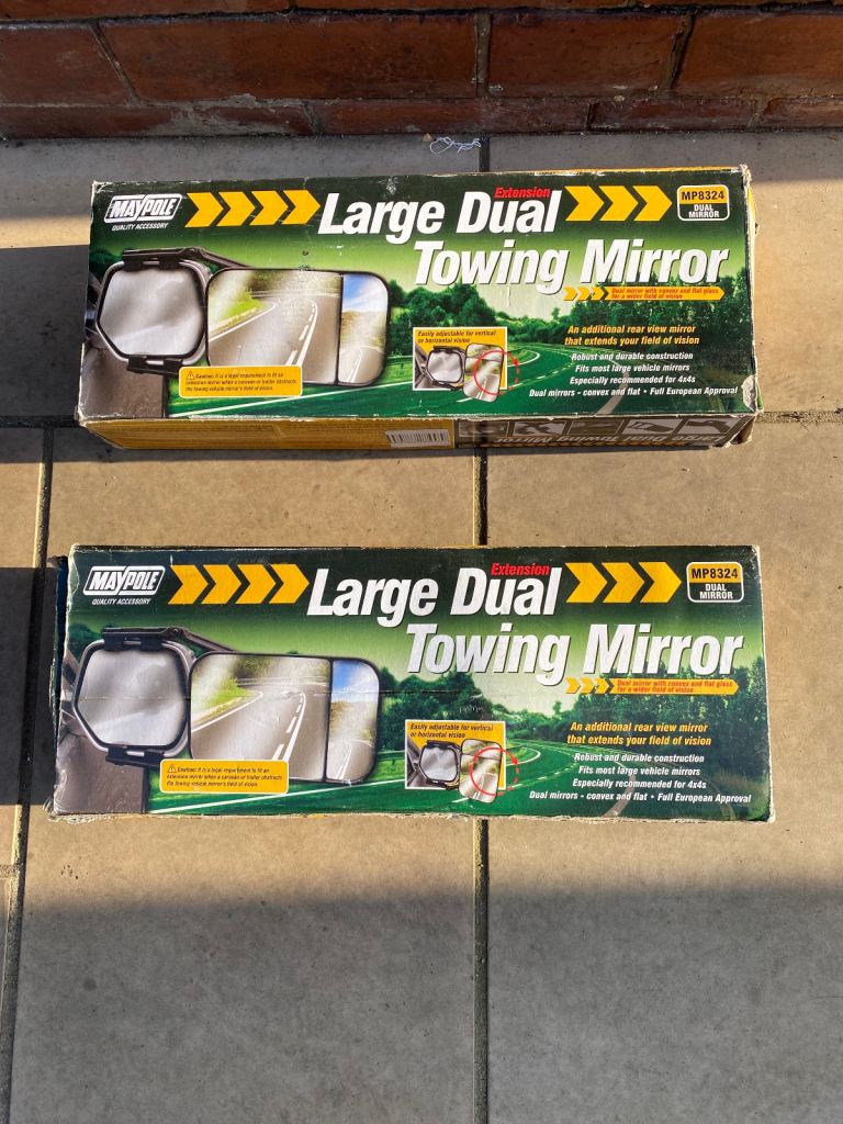 Caravan towing mirrors
