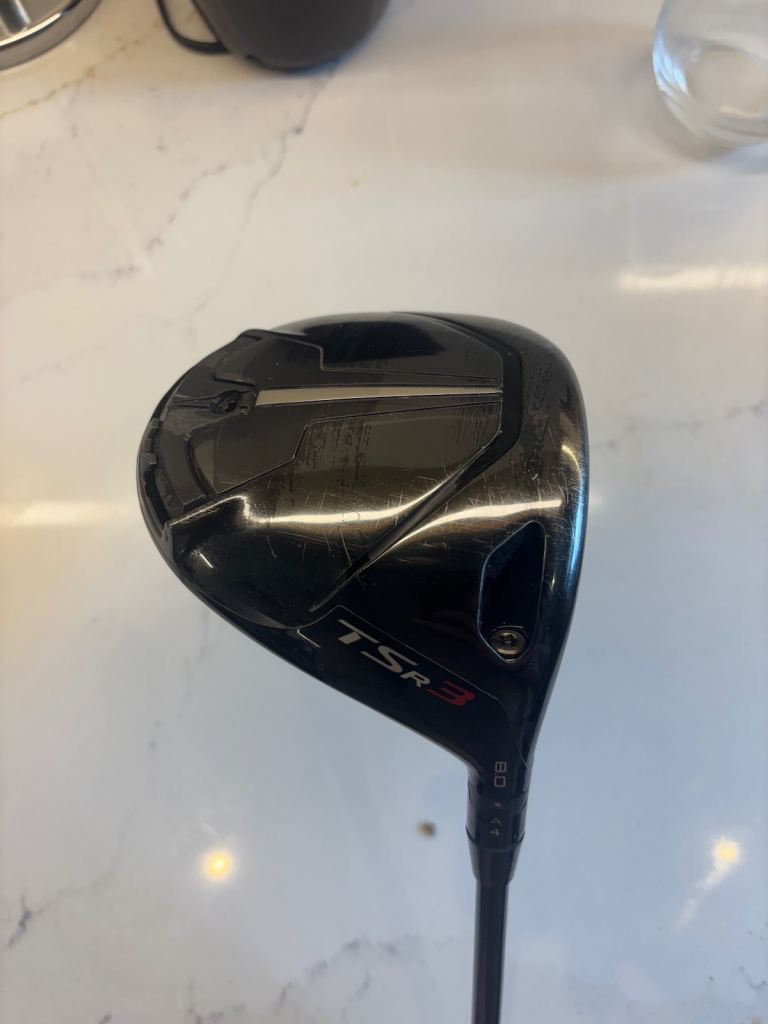 Titleist TSR3 Driver 8° (Adjustable) – X-Stiff 6.5 Low Spin Shaft – Golf Pride +4 Grip