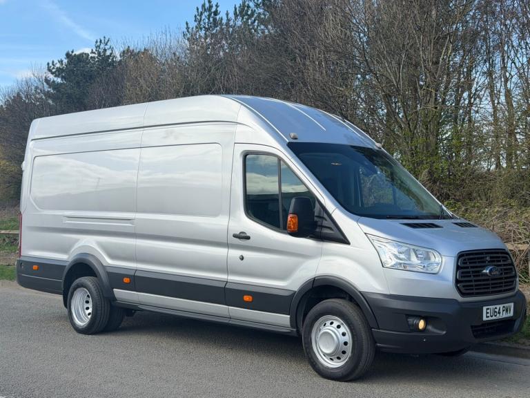 2014 (64) FORD TRANSIT 350 TREND JUMBO XLWB L4H3 2.2 153bhp CHAIN DRIVEN ENGINE