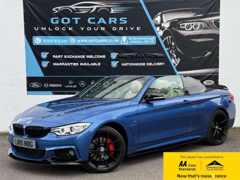 2015 BMW 4 Series 3.0 435d M Sport Convertible 2dr Diesel Auto xDrive Euro 6 (s/s) (313 ps) CONVE...