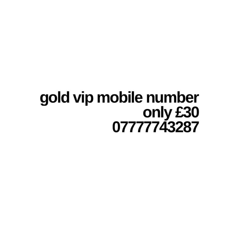 GOLD VIP MOBILE PHONE NUMBER EASY UNIQUE SPECIAL MEMORABLE SIM CARD