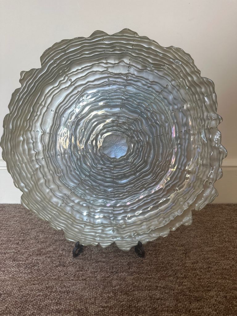 image for Large Decorative Pearlescent plate