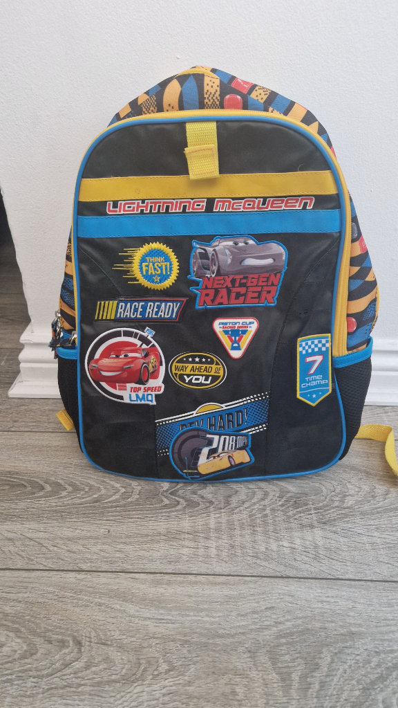 Disney cars kids backpack/rucksack for sale 