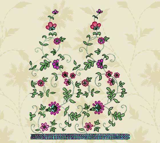 Advance Embroidery with Design Service