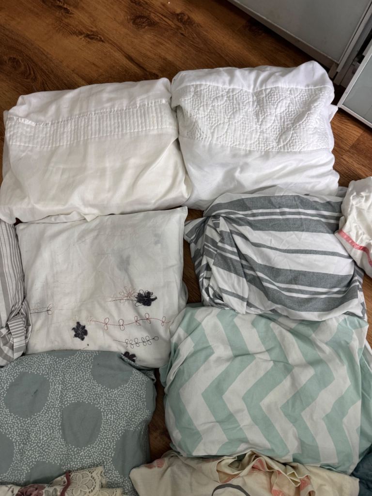Job Lot of Assorted Bedding - Duvet Covers, Sheets, Pillowcases
