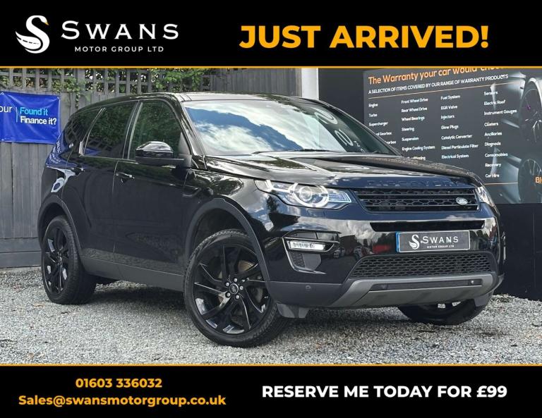 2017 Land Rover Discovery Sport 2.0 TD4 HSE Black SUV 5dr Diesel Auto 4WD Euro 6 (s/s) (180 ps) S...