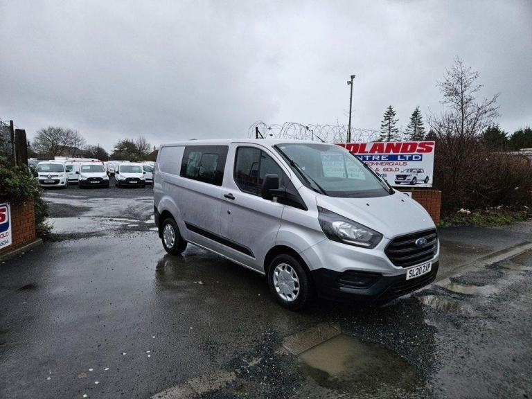 2020 ON 20 PLATE FORD TRANSIT CUSTOM 300 LEADER SWB CREW VAN ULEZ FREE ZONE
