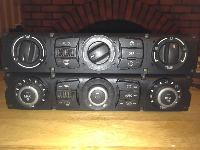 BMW 5 SERIES E60, E61 AC HIGH HEATER CONTROL PANEL UPGRADE RARE M5