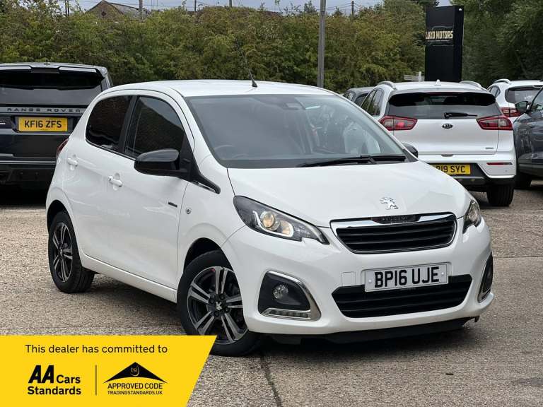 2016 Peugeot 108 1.2 PureTech GT Line Hatchback Petrol Manual
