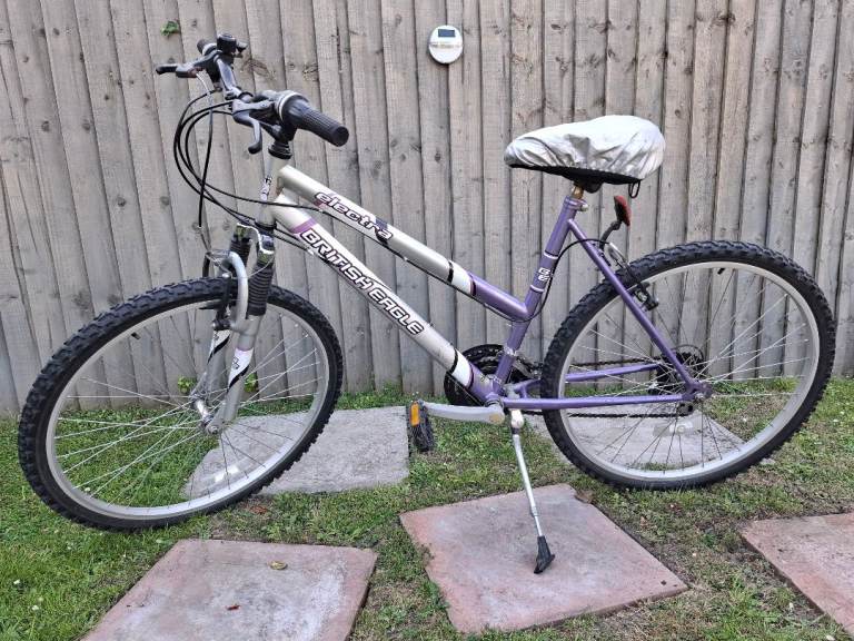 British Eagle lilac/white ladies All Terrain bike