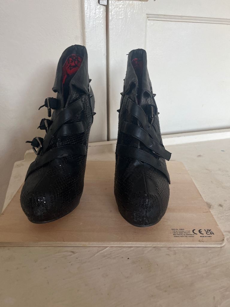 the Iron Fist "Ruff Rider" platform heels