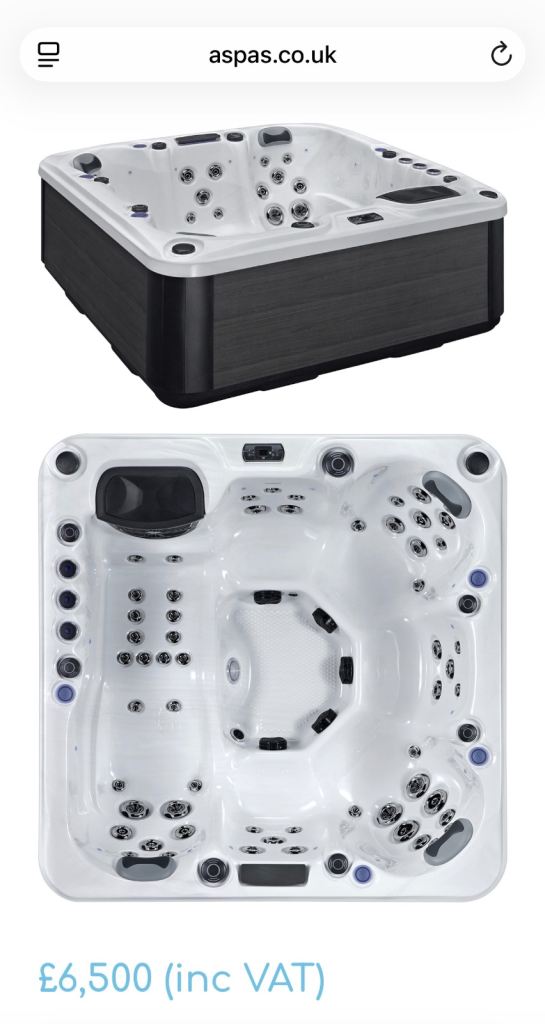 Aspa hot tub 