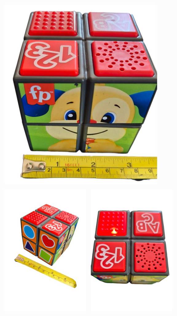 Fisherprice ABC 123 talking cube lights up. Smoke and pet free home multi buy discount available