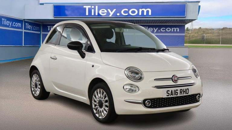 2016 Fiat 500 1.2 Lounge Euro 6 (s/s) 3dr HATCHBACK Petrol Manual