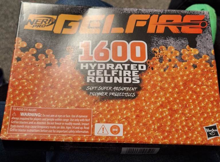 Nerf pro gelfire rounds 1600