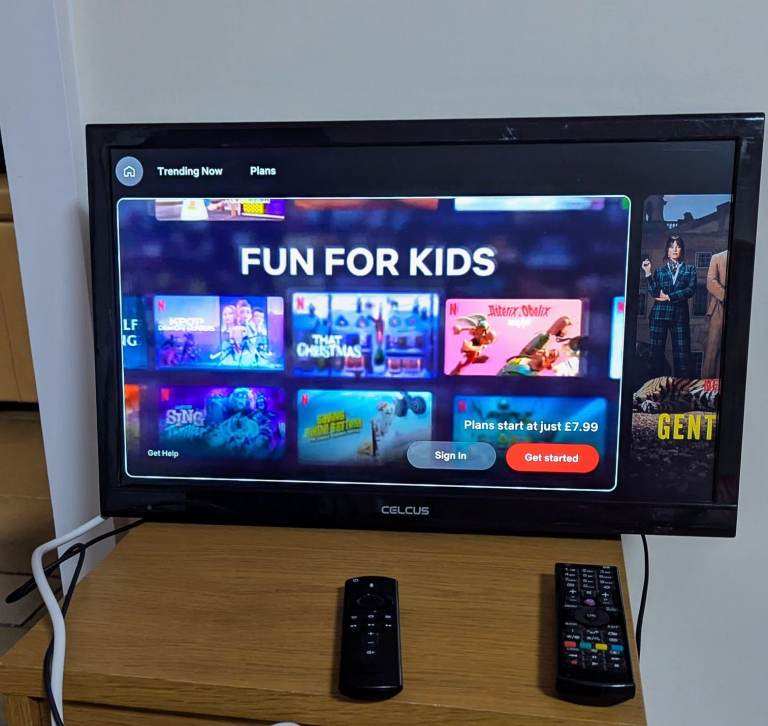 Celcus 22" Full HD TV + Amazon Light Fire Stick & Remotes -  Makes Smart TV Setup