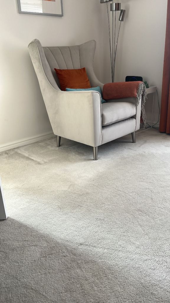 Velour armchair