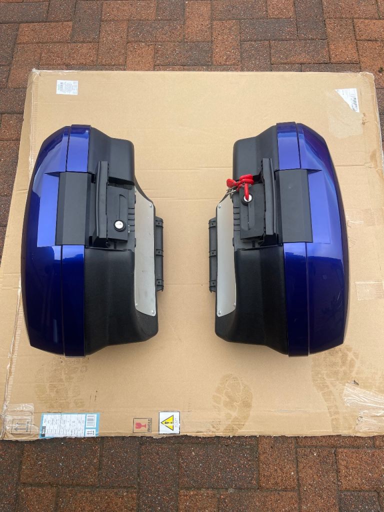 Honda Motorcycle Panniers OEM for VFR/CBF/Varadero/CBR Blackbird.