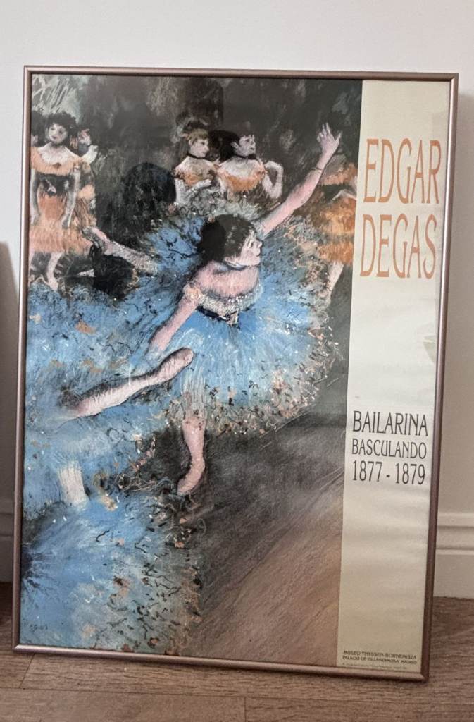 4 Framed Posters - Degas, Cezanne, US national parks – Good Condition