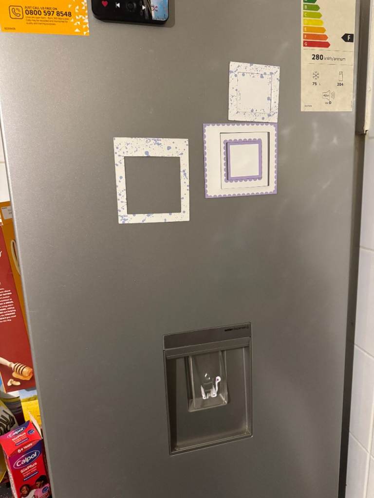 Bush Fridge Freezer - Silver