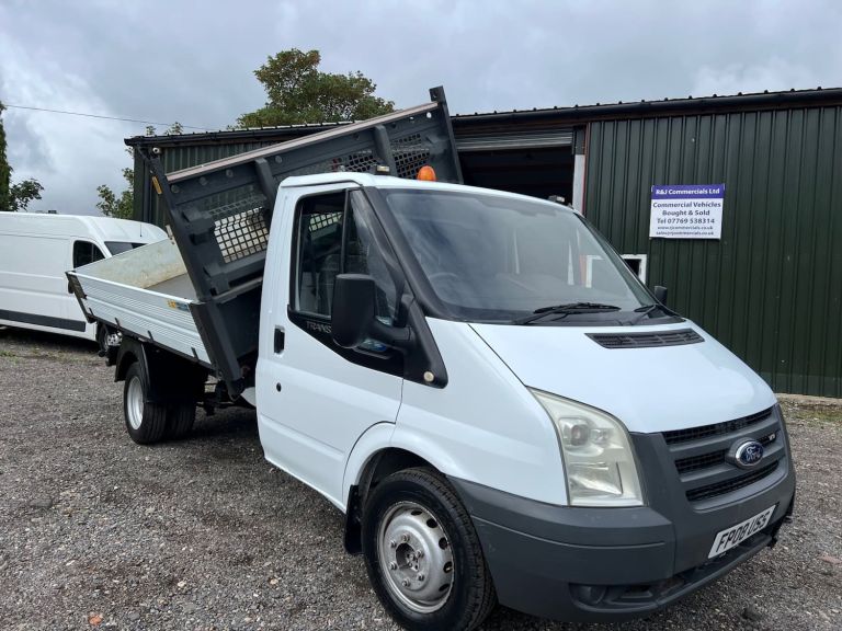 2008 Ford Transit SINGLE CAB 3 WAY DROPSIDE TIPPER 58k EX COUNCIL SUPERB RARE TRUCK Dropside Tipp...