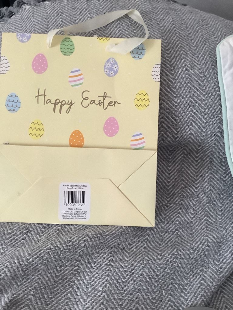 Happy Easter Gift Bag - New, Yellow plus more