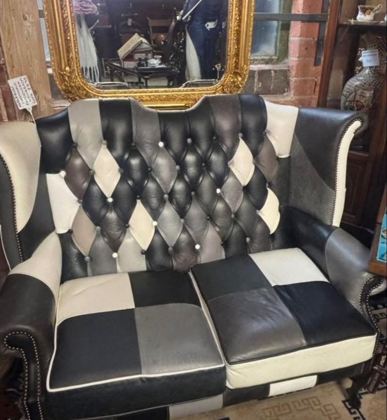 Harlequin Patchwork 2 Seater Chesterfield Sofa 