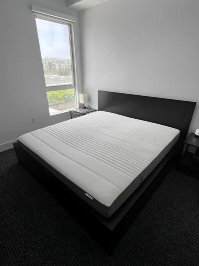 Ikea MALM King size Bed With Mattress £140