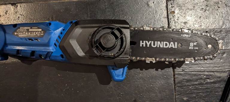 Hyundai cordless pole chainsaw & Extending corded electric hedgecutter